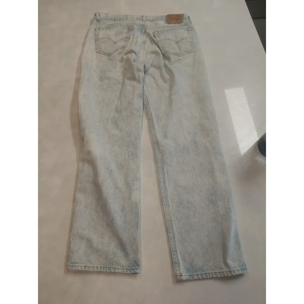 Levi's Acid Wash Jeans 501-0108 Botton Fly 36x31 Made in USA